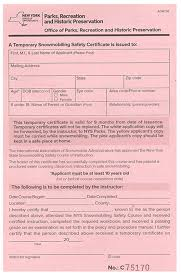 A pink carbon copy slip from New York Parks and Recreation Office.