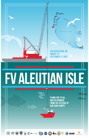 A graphic of a ship underwater.