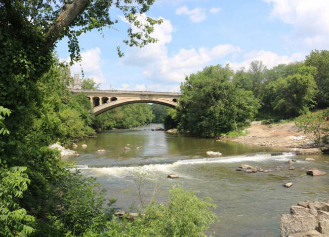 A dam.