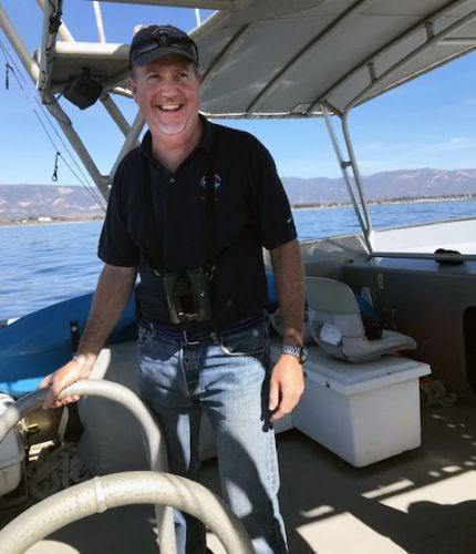 A man on a boat.