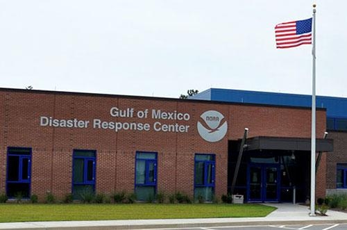 An exterior image of the Disaster Response Center building. 
