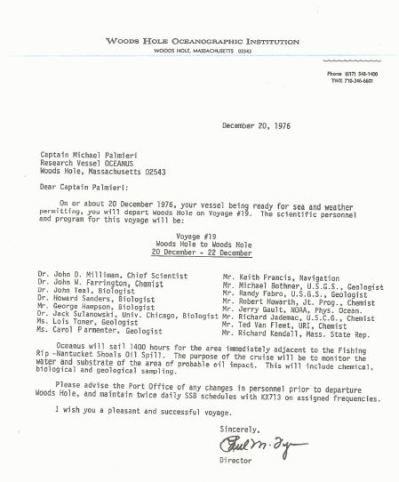 An image of a letter. 