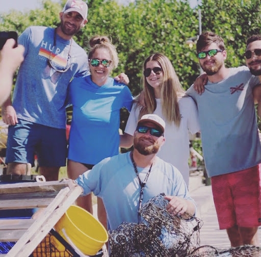 A group of people posing for a photo. 