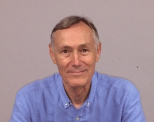 A profile shot of a man. 