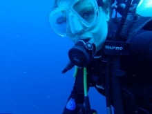 A scuba diver. 