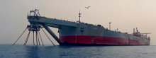 A tanker vessel.